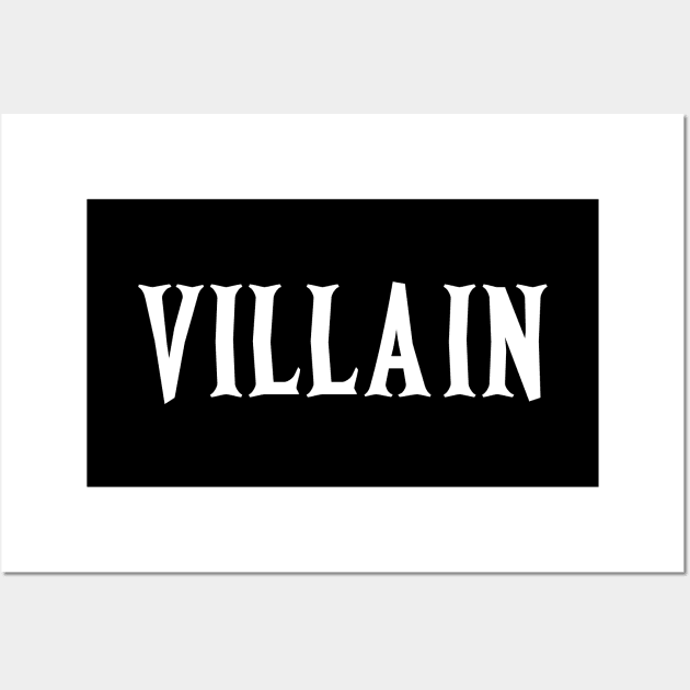 Villain Wall Art by VideoNasties